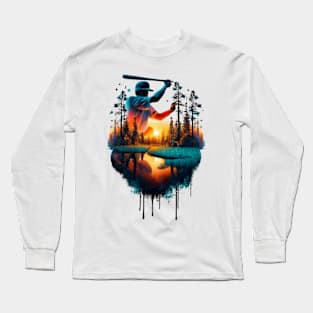 Dreamy Diamond Atmosphere Graphic Long Sleeve T-Shirt